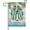 Flip flops, variant on Dyrenson Welcome Summer Flip Flops Decorative Garden Flag, Beach Coastal Tropical Palm Leaves Yard Outside Home Decoration, Hawaii Nautical Conch Starfish Outdoor Small Decor Double Sided 12 x 18