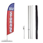 Firestone Tires 15' Feather Banner Swooper Flag Kit with pole+spike