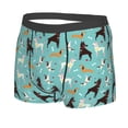 thumbnail image 5 of Goofa Cute Dog Printed Men's Boxer Briefs Underwear, Moisture-Wicking Underwear, Trunk,Soft and Breathable Cotton Underwear-Small, 5 of 9