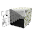 thumbnail image 3 of Cartoon Dog Crate Cover, Frog Prince in Bubbles Theme Tale Element in Pastel Tones, Easy to Use Pet Kennel Cover Small Dogs Puppies Kittens, 7 Sizes, Yellow Green Pale Yellow, by Ambesonne, 3 of 6