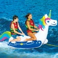thumbnail image 4 of Wow Watersports Rainbow Unicorn 2 Person Inflatable Ride On Towable Tube, 4 of 4