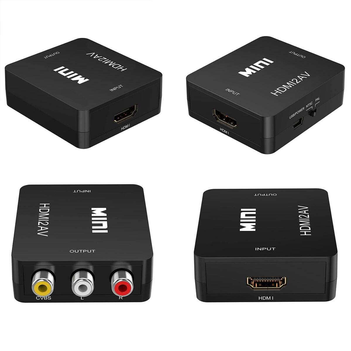 HDMI To RCA AV Mini Composite 1080P Audio Video AV CVBS Adapter Converter For TV