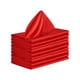 thumbnail image 5 of 10 servilletas de satén para cenas, bodas, fiestas, 18,90 x 18,90 pulgadas. Rojo, 5 of 9