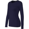 thumbnail image 6 of Bozzolo Women's Basic Round Neck Warm Soft Stretchy Long Sleeves T Shirt, 6 of 10