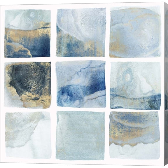Indigo Squares I by Isabelle Z, Canvas Wall Art, 12W x 12H