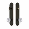 thumbnail image 5 of Grandeur Arc Tall Plate Single Cylinder One Piece Knobset with Versailles Knob, 5 of 6