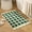 A, variant on Jinswick Checkered Bath Mat Washable Non-Slip Funny Bathroom Rug Cute Bathroom Mat Ultra Soft Microfiber Absorbent Floor Carpet for Shower Tub Bedroom