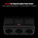 thumbnail image 4 of Adaptador divisor de toma de corriente para encendedor de cigarrillos de coche de 12V-24V, voltímetro de cargador USB Dual 3.1A, 4 of 5