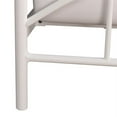 thumbnail image 3 of Hillsdale Jolie Arched Scroll Metal Twin Headboard in Textured White with Black Bed Frame, 3 of 11