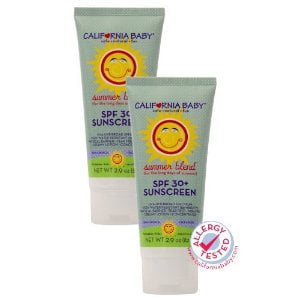 California Baby Summer Blend SPF 30 + Crème solaire - 2,9 oz, Ensemble de 2.