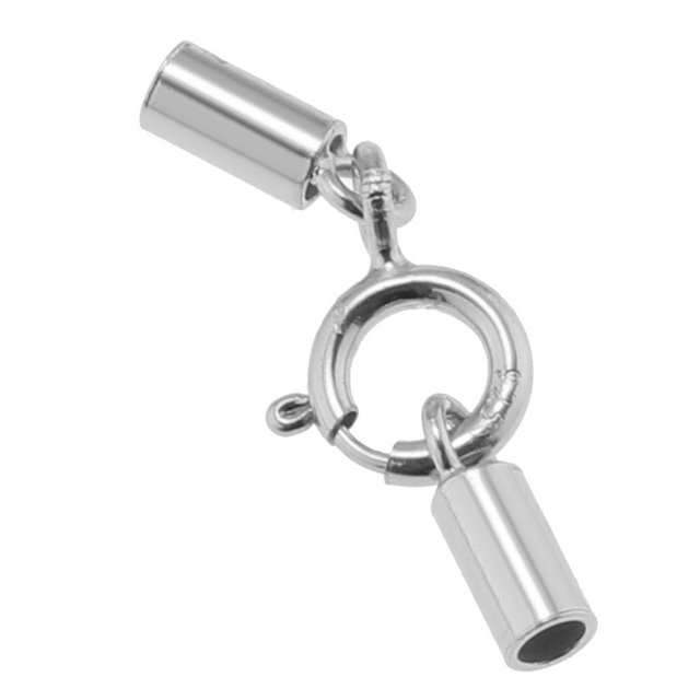 Piezas de Repuesto de Cierre de Tubo Fernando para Joyería de Bricolaje 1.5mm