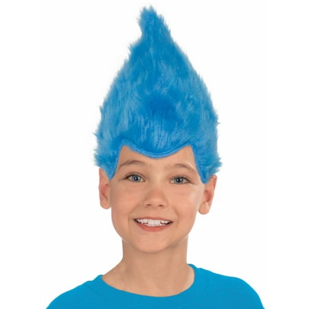 Blue Child Fuzzy Wig