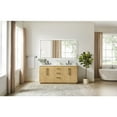 thumbnail image 3 of Altair-14 72" Double Bathroom Vanity in Nature Brown with Grain White, 3 of 15