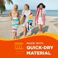 thumbnail image 4 of Toalla de playa BEN KAUFMAN Joey Velour multicolor, 76 x 152 cm, paquete de 4, 4 of 7