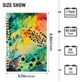 thumbnail image 2 of FORMRS 1-Subject Spiral Notebook 8" x 5" College Ruled 60 Refillable Sheet, 2 Pack, Colorful Plants, 2 of 7