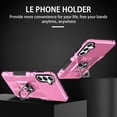 thumbnail image 2 of Compatible for Samsung Galaxy S25 Plus Case with Kickstand & Slide Camera Cover, Built-in 360° Rotate Ring Stand Magnetic Car Military Grade Shockproof Phone Case for Samsung Galaxy S25 Plus,Pink, 2 of 10