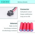 thumbnail image 3 of Batería CQCEO 850T 14,4 V 3400 mAh para aspiradora robot, 3 of 6