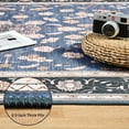 thumbnail image 5 of FULIE 4'x6'Area Rugs Soft Bohemian Area Rugs for Living Room Bedroom Modern Decor Carpet,Blue, 5 of 8