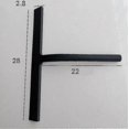 thumbnail image 4 of Escobilla de goma Para ducha JINMJMXG 23 cm Negro, 4 of 4