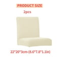 thumbnail image 5 of Funda para silla de oficina sólida, multicolor, resistente al desgaste, muebles de oficina para las cuatro estaciones, Protector exterior, funda giratoria blanca AweSitey HA012491-08, 5 of 5