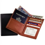 Leather Passport Currency Wallet