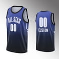 thumbnail image 4 of Custom 2023 All-Star Printed Basketball Jersey Giannis Antetokounmpo 34 30 Curry Ja Morant Lillard Tatum Luka Doncic Kyrie Irving Keven Durant Donovan Mitchell, 4 of 5