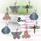 thumbnail image 4 of 2025 Tablecloth Weights Metal Table Clip Pendant 8Pcs Antique Butterfly Weights Clip compatible Outdoor Garden Party Picnic Camping Table_Special Gift, 4 of 4