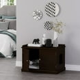 thumbnail image 2 of PAWLAND Lager Cat Washroom Storage Bench,cat Litter Box Enclosures -Espresso, 2 of 8