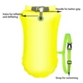 thumbnail image 4 of HLONK Swim Buoy 15L Waterproof Dry Bag Swim Safety Float PVC Inflatable Swim Buoy Bags In Yellow for Open Water, 4 of 8