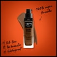 thumbnail image 2 of NYX Professional Makeup Can't Stop Won't Stop 24hr Full Coverage Liquid Foundation, Matte Finish, Waterproof, Mocha, 2 of 8