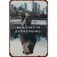 thumbnail image 1 of Vintage Metal Mindset Is Everything Pintura Hierro Rectangular 20x30cm, 1 of 9