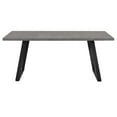 thumbnail image 5 of Armen Living Coronado Contemporary Dining Table-Grey Powder Coated Finish with Cement Gray Top, 5 of 5
