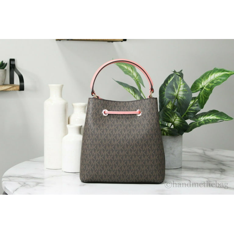 Michael+Kors+Suri+Bucket+Bag%2C+Small+-+Brown for sale online