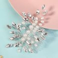 thumbnail image 3 of Peineta de boda, joyería para la cabeza, pinzas para el pelo de novia, tocado de cristal para mujer, tiaras, accesorios para el cabello de novia, adornos para el cabello para mujer SL, 3 of 5