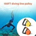 thumbnail image 2 of Scubas Ratchets Dives Reel with Handle Stop Switches High Visibility Retractable Line Diving Reel Finger Spool Easy Use, 2 of 8