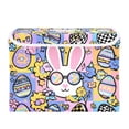 thumbnail image 2 of Foldable Fabric Storage Bin With Handle Collapsible Basket Box Storage With Lid Organizer Kawaii Easter Clipart, 2 of 7