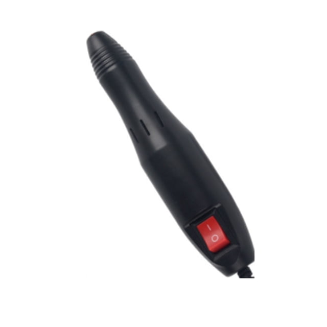 Soidarity Herramienta de pulido, pluma de repuesto antideslizante, mango de taladro de uñas, máquina eléctrica para manicura, amoladora, removedor de Juegos de manicura 2000/ABS/Negro Soidarity CE014096-02