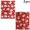 thumbnail image 2 of 2PCS Christmas Chair Covers Santa Xmas Chair Slipcovers Chair Back Cap Covers, 2 of 10