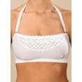 thumbnail image 3 of Strapless Lace Bra, White, 46, 3 of 13