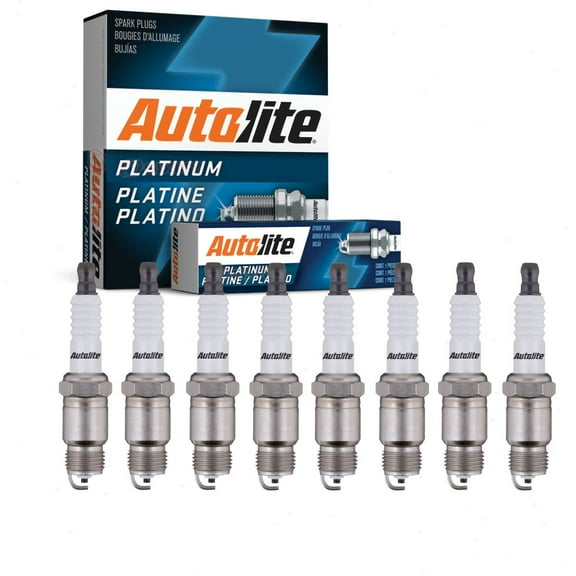 8 pc Autolite Platinum Spark Plugs compatible with Chevrolet C1500 5.0L 5.7L 7.4L V8 1988-1995