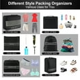 thumbnail image 3 of LEPECQ 9Pcs Packing Cubes,Nylon Luggage Packing Organizers for Travel Accessories Space Saving Travel Bags for Carry On, Lightweight Laundry and Shoe Bag, 3 of 9
