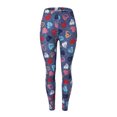 thumbnail image 3 of Leggings de invierno Gibobby para Mujer Alta Divertido Impreso Slim Fit Simulación Jeans Rosa One Size, 3 of 4