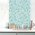 thumbnail image 5 of BeausTile Decorative Adhesive Faux Tile Sheets, 5.4" x 14.8" 4-Pieces, Mint Moroccan, 5 of 7