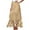 Khaki, variant on HomeGardon Maxi Skirts for Women Long Skirts Summer Women's Heavy Hollow Tassel Irregular Long Skirt Straight Skirt,S-L