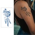 thumbnail image 1 of Cuadros Decorativos Tatuaje adhesivo brazo semipermanente tatuajes geniales para hombres mujeres (K) 4 piezas Wdftyju embutido en tela, 1 of 3