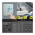 thumbnail image 3 of Wired Digital Room Thermostat For Gas Boiler Heating 3A, Programmable Thermoregulator, Battery Powered Thermostato ,Save Energy, 3 of 7