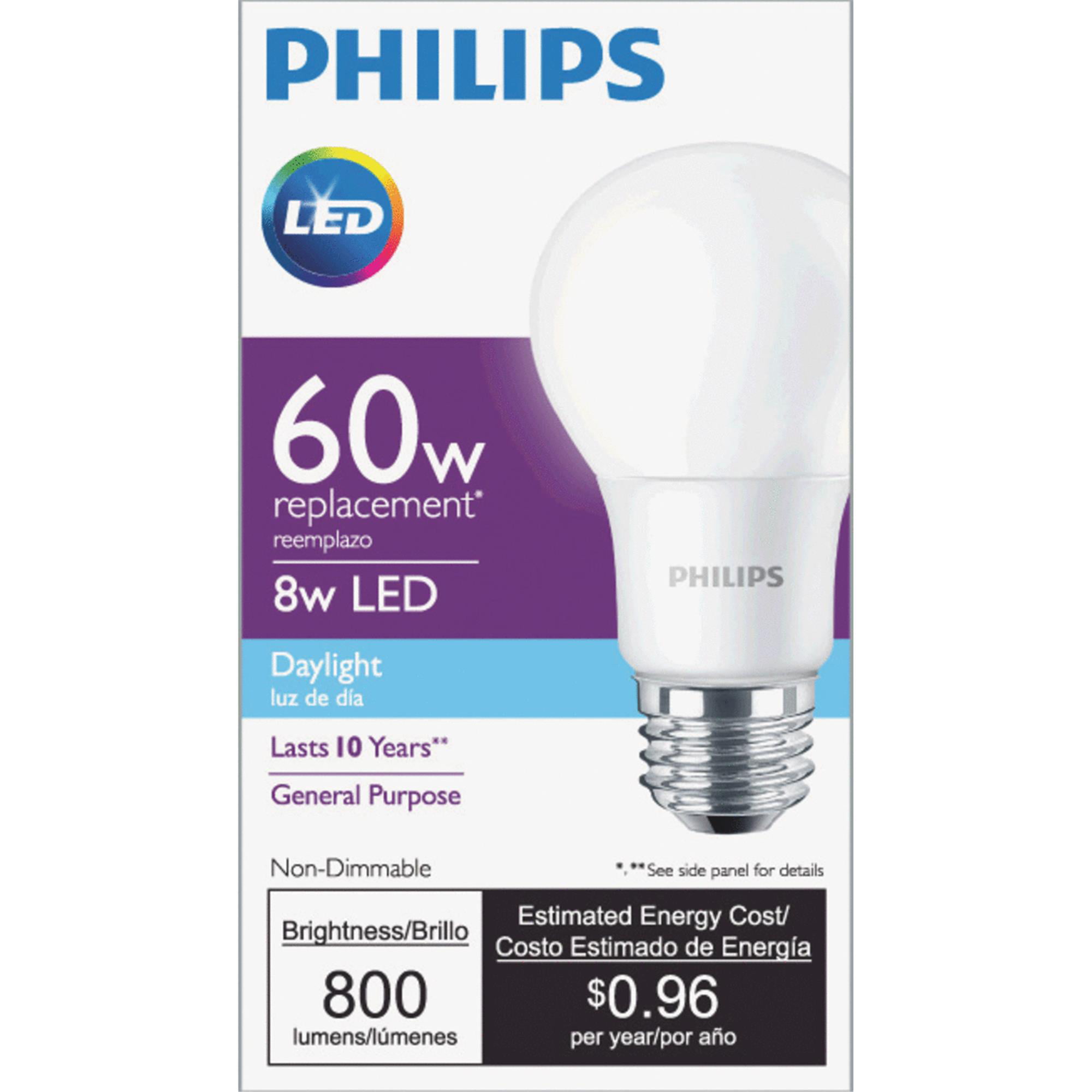 Philips A19 Medium LED Light Bulb - Walmart.com