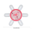 thumbnail image 3 of E27 Screw Mouth Fan Light Ceiling Fan Light Intelligent Remote Control Living Room Bedroom Dining Room Fan Small Pendant Light, Home Essentials, 3 of 8