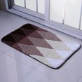 thumbnail image 2 of Alfombras flocadas de doble capa, dormitorio doméstico, baño, alfombras antideslizantes absorbentes, 2 of 5