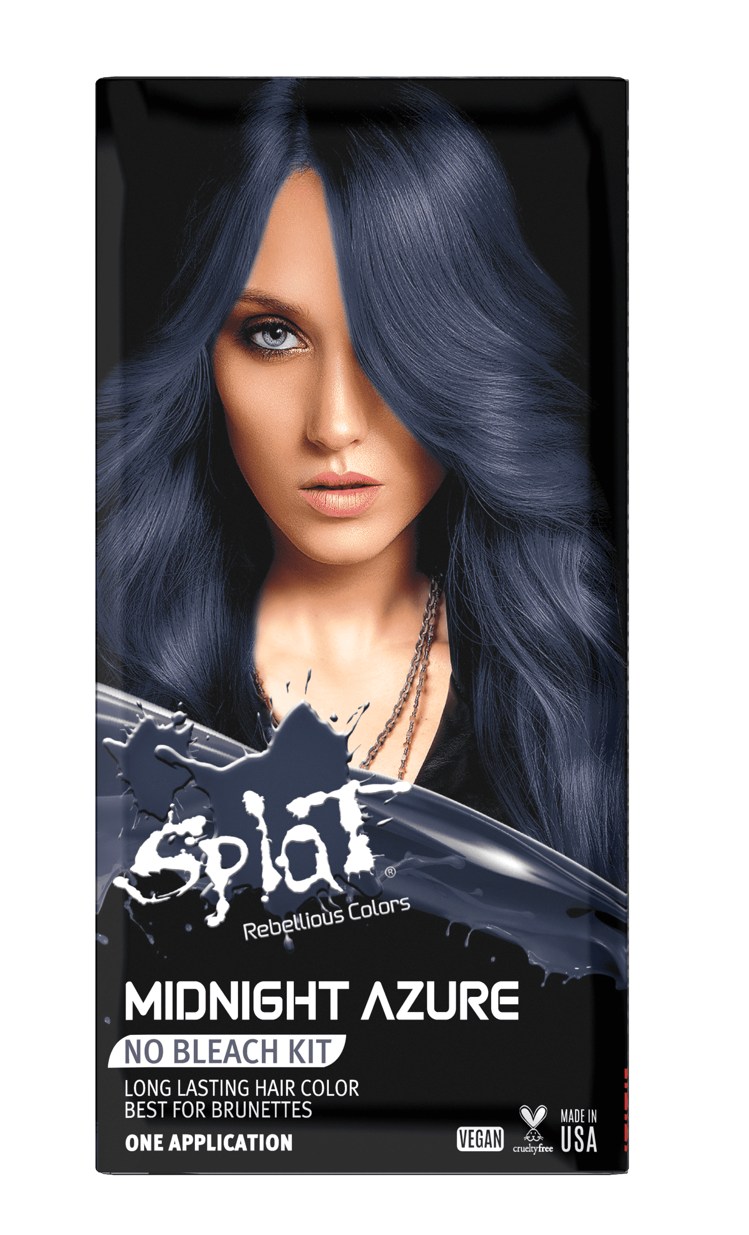 Buy Splat Midnight Complete Kit, Semi-Permanent Hair Dye without Bleach,  Azure Online at Lowest Price in Ubuy Saint Helena, Ascension and Tristan da  Cunha. 581363571